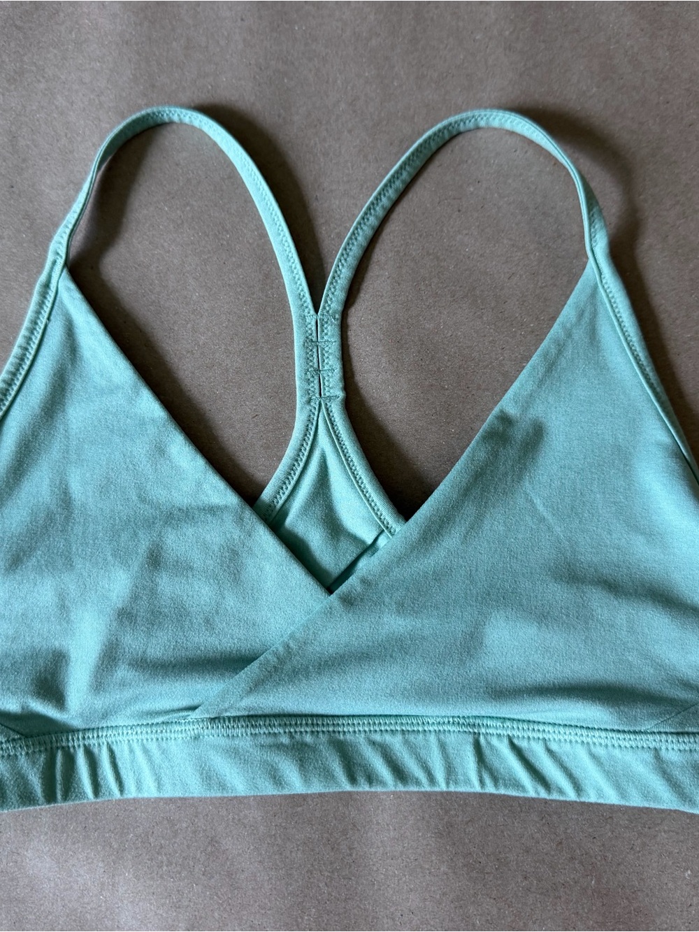 Patagonia Mint Green Bralette - Light Teal Strappy Crop Top